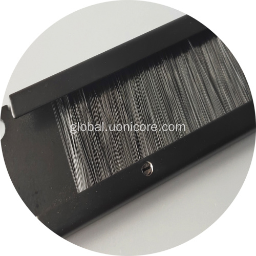 China 19 inch 1U cable management brush type Manufactory